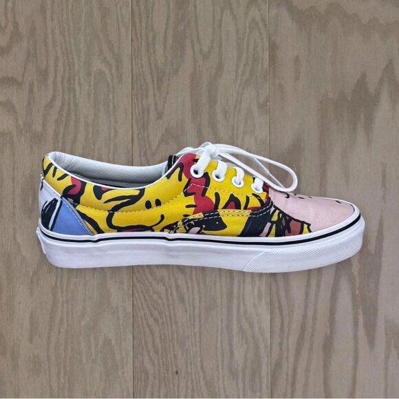 Vans x Peanuts Charlie Brown Snoopy Linus Cartoon Low Top Sneakers Women’s 7 - Picture 5 of 10